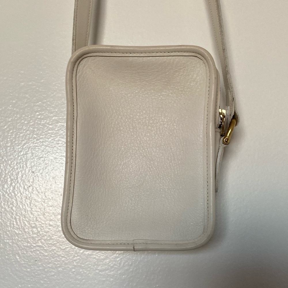 Vintage Coach Kit Bag No. 9973 - White Leather - Picture 8 of 10